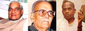 The Tricky Trio: Vajpayee, Rajendra Singh and Govindacharya