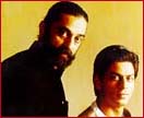 Kamal Hassan and Shahrukh Khan in He Ram