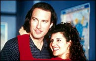 John Corbett and Nia Vardalos in My Big Fat Greek Wedding