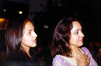 Esha Deol and Hema Malini